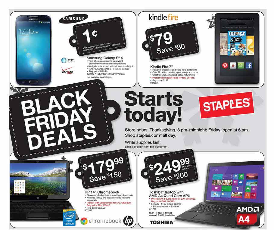 Staples Black Friday 2013 Ad Find the Best Staples Black Friday Deals