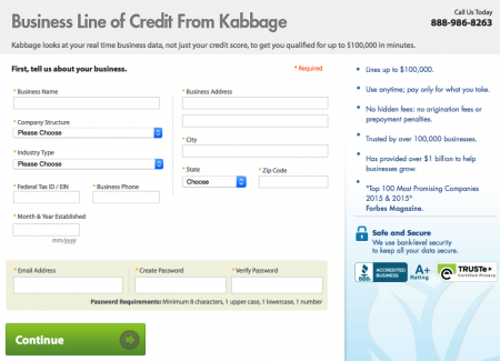 Getting a business loan from Kabbage: How to apply