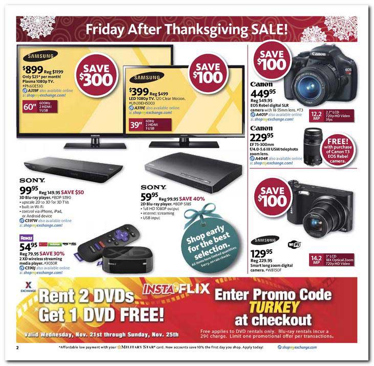 The AAFES Black Friday 2012 Ad Scan - NerdWallet | Shopping - Does Scuf Have Black Friday Deals