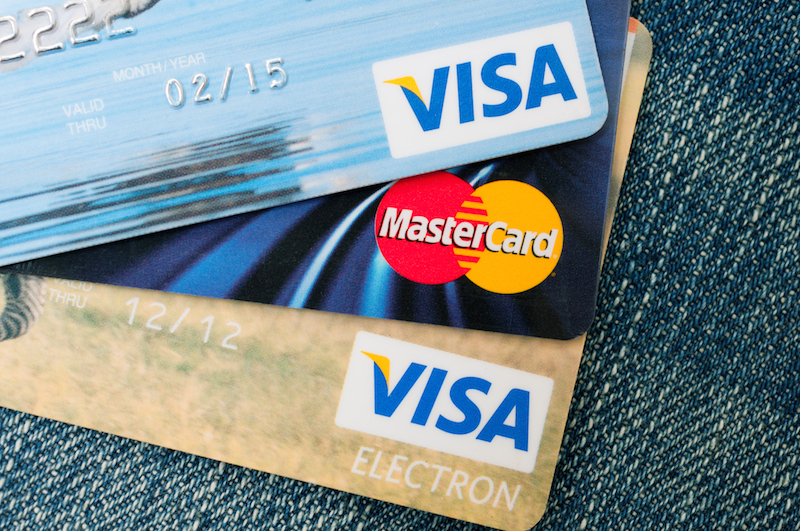 Visa and MasterCard