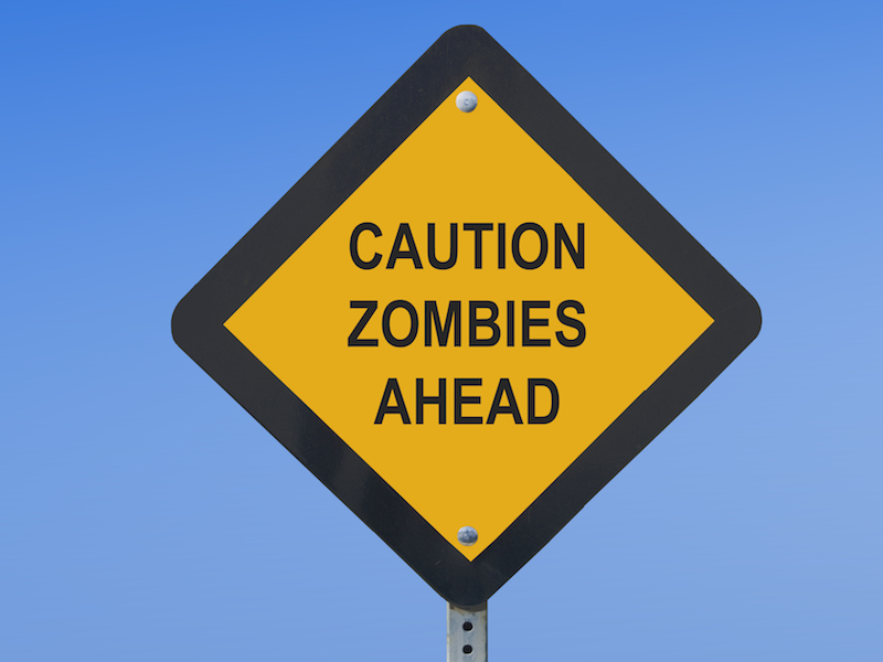 Zombie sign