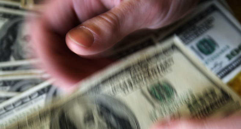 Paying up