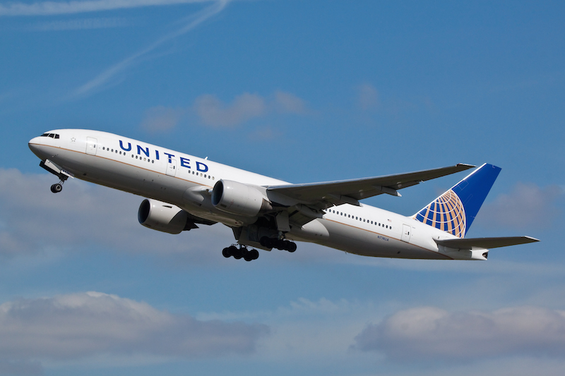 United airplane