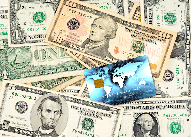 Prepaid card image via Shutterstock