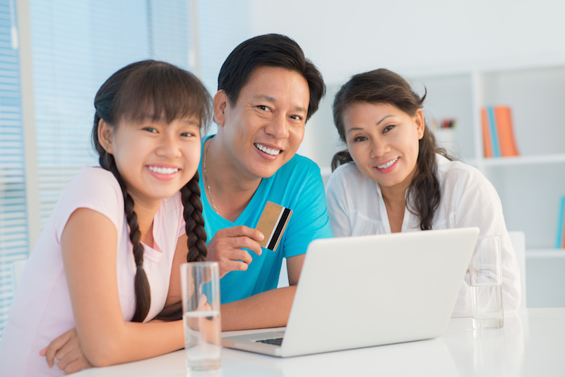 Family with credit