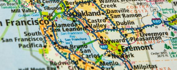 Fremont, California, in the Bay Area