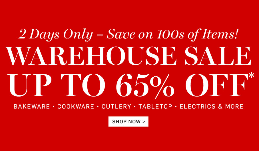 Williams-Sonoma Warehouse Sale