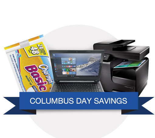 Save 75% or More at Staples Columbus Day Sale