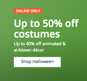 Halloween Costumes and Decorations on Sale at Kmart