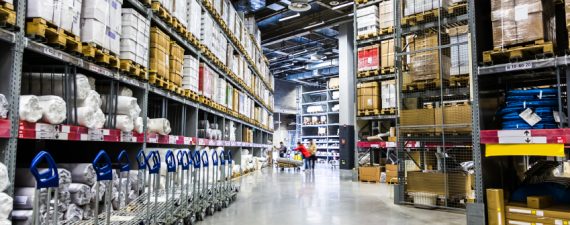 Large furniture warehouse