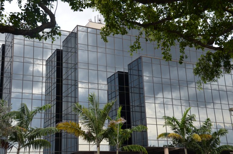 After Consumer Assistance Project LLC was evicted from other quarters, its call center operated from a Coral Gables, Florida, structure known as the Darth Vader building for its hulking black-glass exterior. Credit: Richard Read